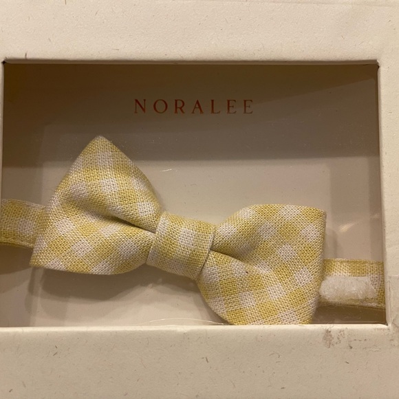Noralee Other - Noralee Boys Yellow Gingham Bow Tie - NWT
